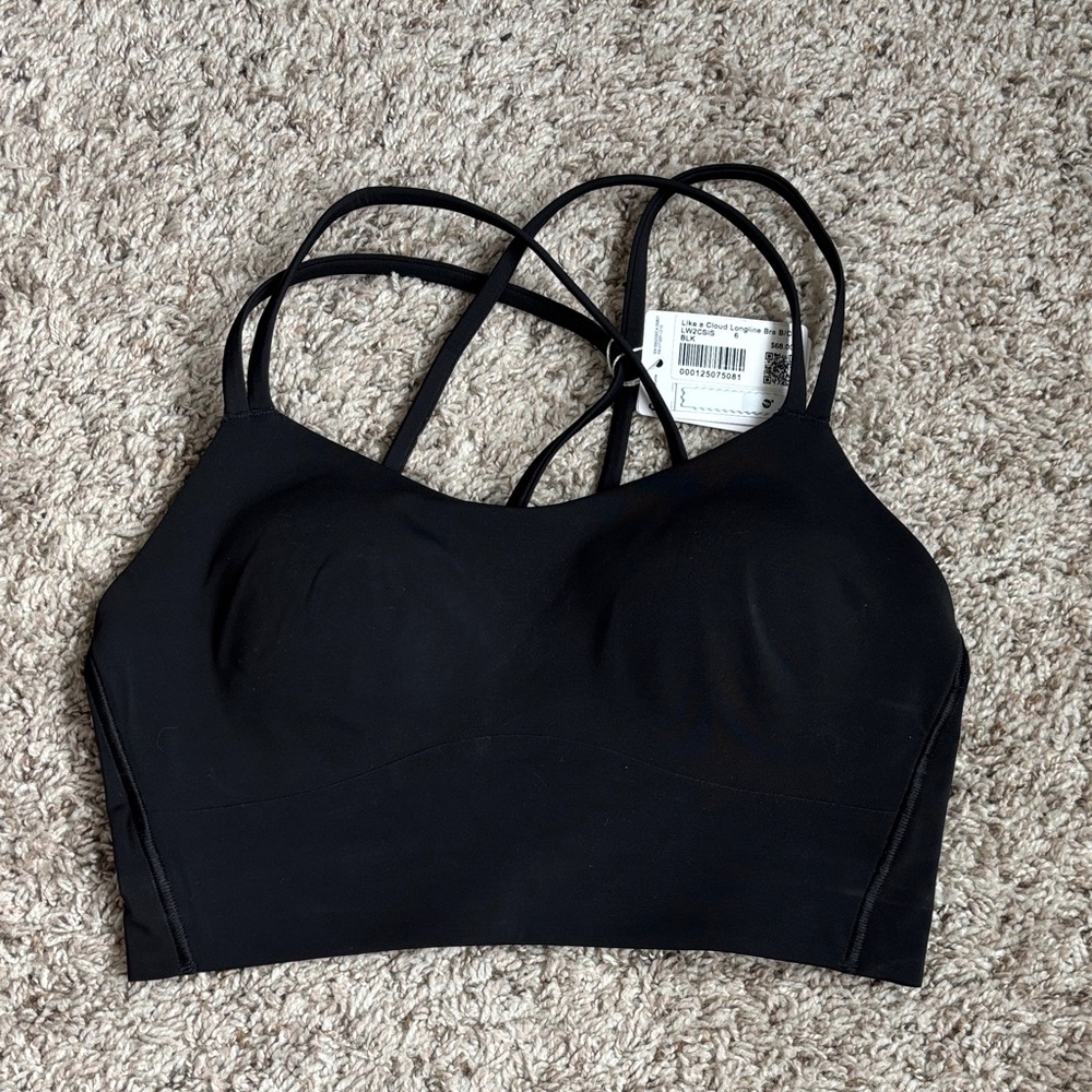 lululemon athletica Black Strappy Sports Bra